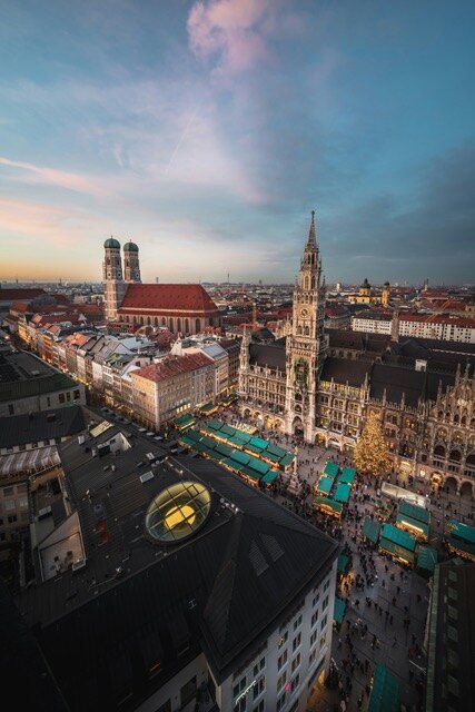 Blick über die Münchner Innenstadt